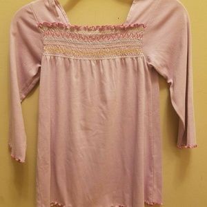 Hanna Andersson Sz 140 Light Mauve Top